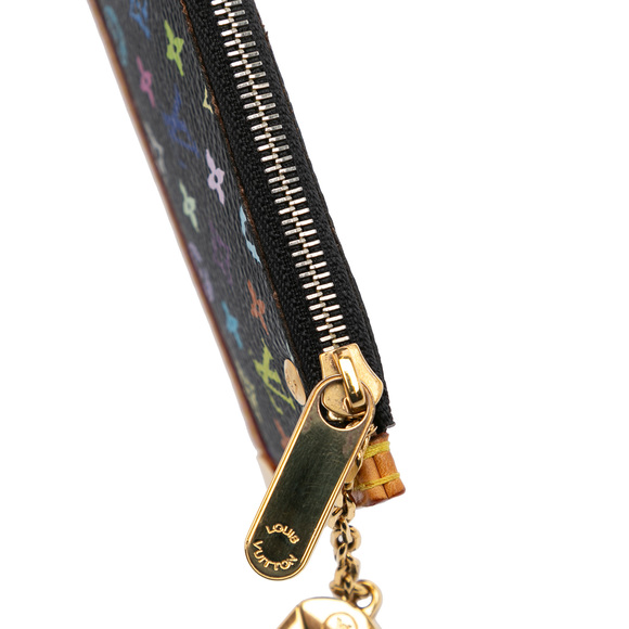 Pre-Loved Louis Vuitton Monogram Multicolore Key Pouch - Picture 7 of 8